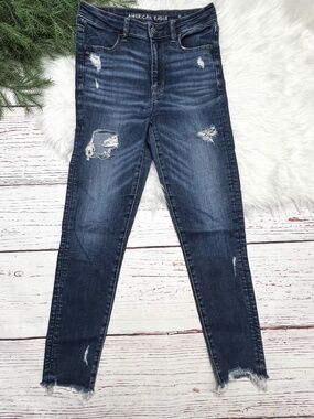 👖|•AMERICAN EAGLE•| Super Hi-Rise Jegging Crop Jeans Size 6👖
